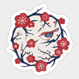 Ume Flower (梅の花/Plum Blossom) Sticker